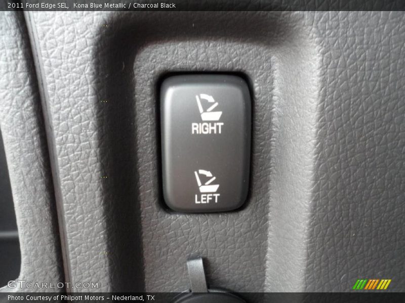 Kona Blue Metallic / Charcoal Black 2011 Ford Edge SEL