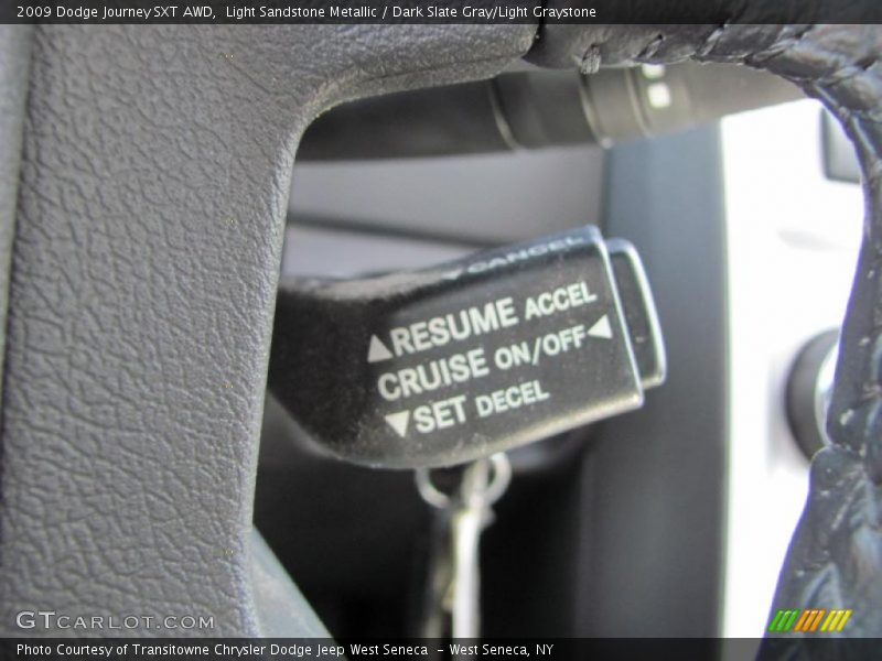Light Sandstone Metallic / Dark Slate Gray/Light Graystone 2009 Dodge Journey SXT AWD