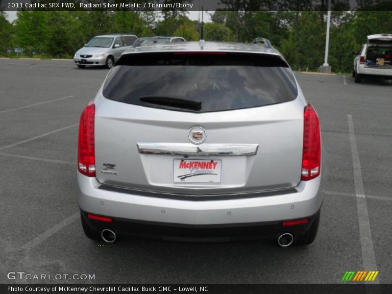 Radiant Silver Metallic / Titanium/Ebony 2011 Cadillac SRX FWD