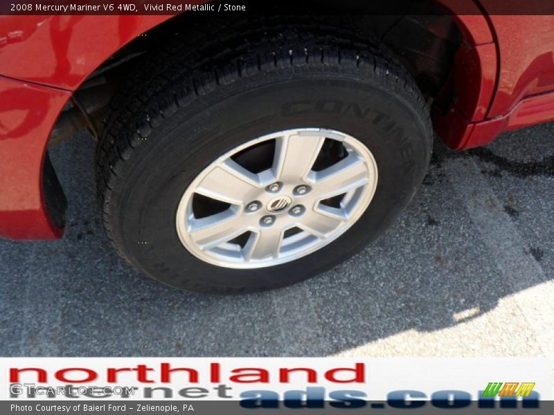 Vivid Red Metallic / Stone 2008 Mercury Mariner V6 4WD