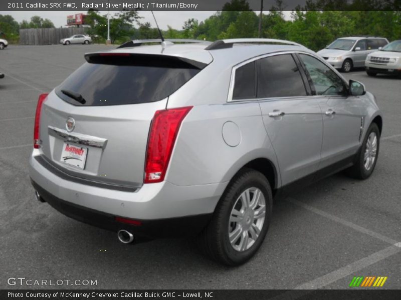 Radiant Silver Metallic / Titanium/Ebony 2011 Cadillac SRX FWD