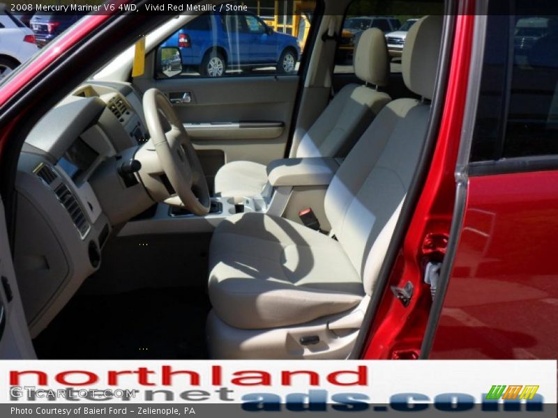 Vivid Red Metallic / Stone 2008 Mercury Mariner V6 4WD