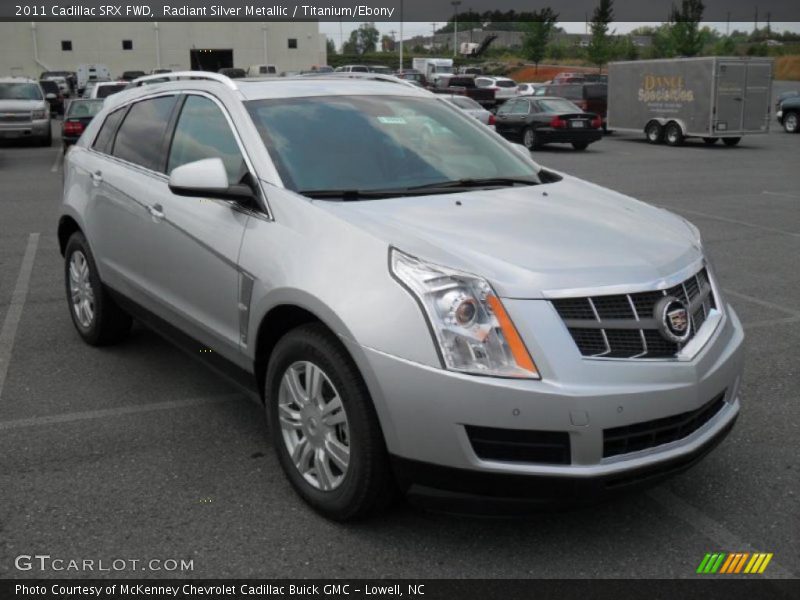 Radiant Silver Metallic / Titanium/Ebony 2011 Cadillac SRX FWD