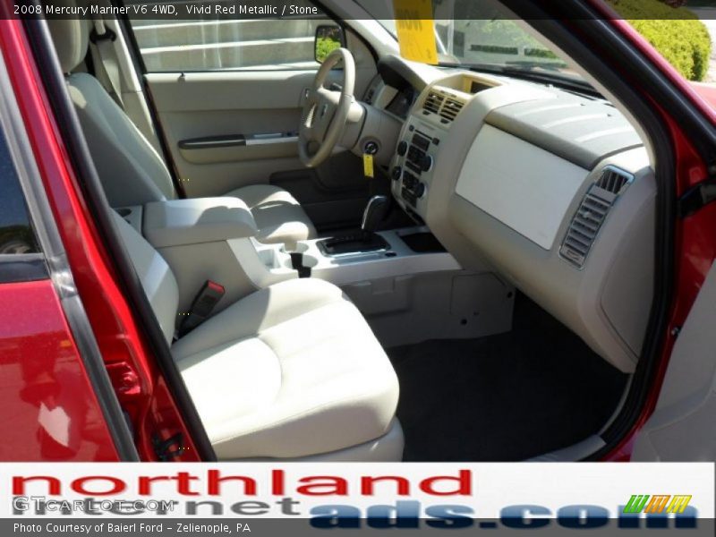 Vivid Red Metallic / Stone 2008 Mercury Mariner V6 4WD
