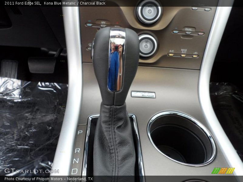 Kona Blue Metallic / Charcoal Black 2011 Ford Edge SEL