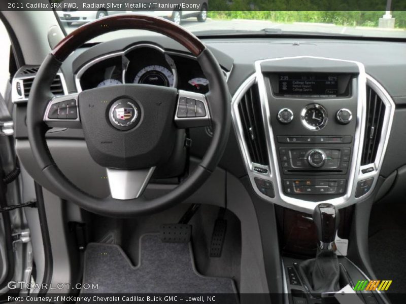 Radiant Silver Metallic / Titanium/Ebony 2011 Cadillac SRX FWD