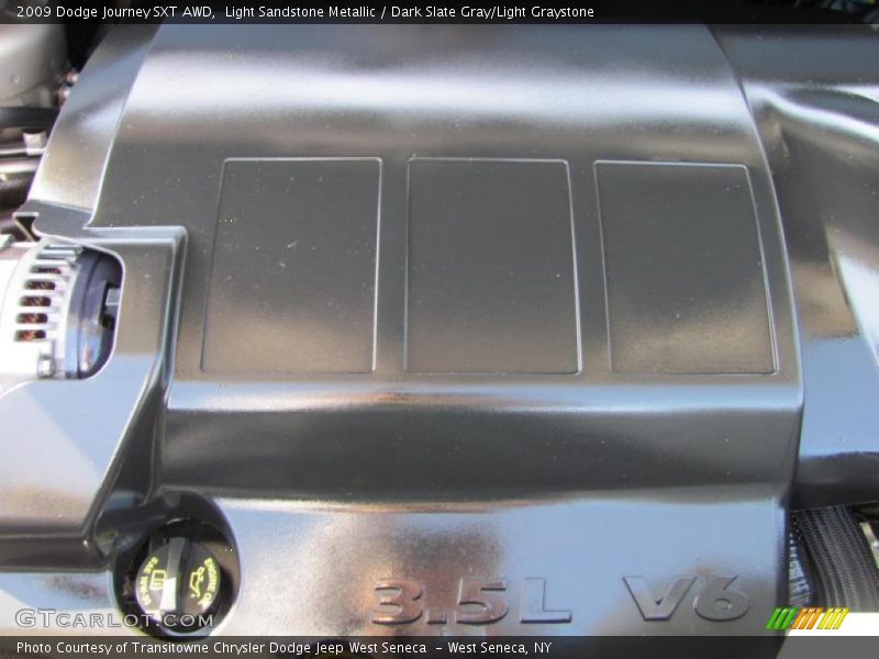 Light Sandstone Metallic / Dark Slate Gray/Light Graystone 2009 Dodge Journey SXT AWD