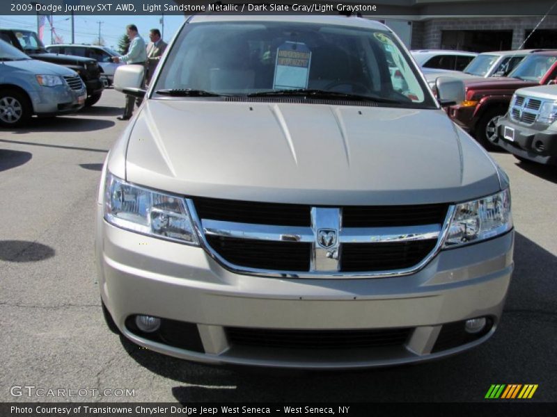 Light Sandstone Metallic / Dark Slate Gray/Light Graystone 2009 Dodge Journey SXT AWD