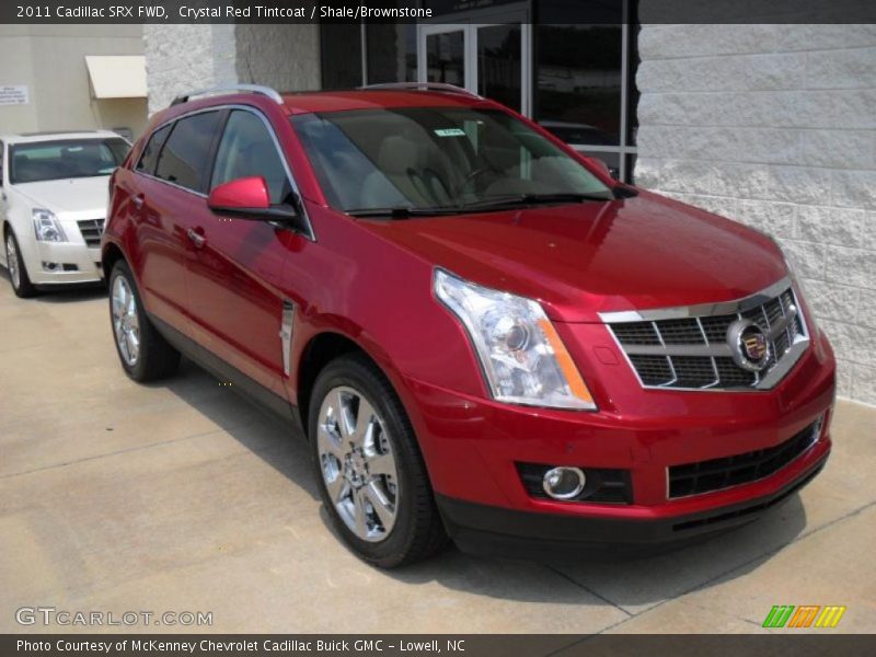 Crystal Red Tintcoat / Shale/Brownstone 2011 Cadillac SRX FWD