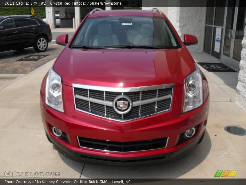Crystal Red Tintcoat / Shale/Brownstone 2011 Cadillac SRX FWD
