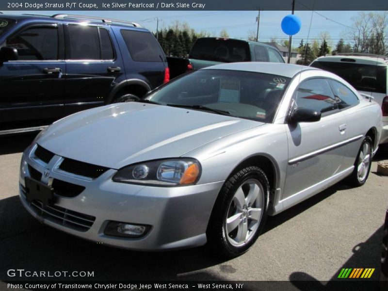 Ice Silver Pearlcoat / Dark Slate Gray 2004 Dodge Stratus R/T Coupe