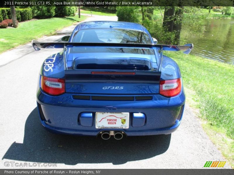 Aqua Blue Metallic/White Gold Metallic / Black w/Alcantara 2011 Porsche 911 GT3 RS