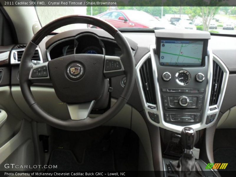 Crystal Red Tintcoat / Shale/Brownstone 2011 Cadillac SRX FWD