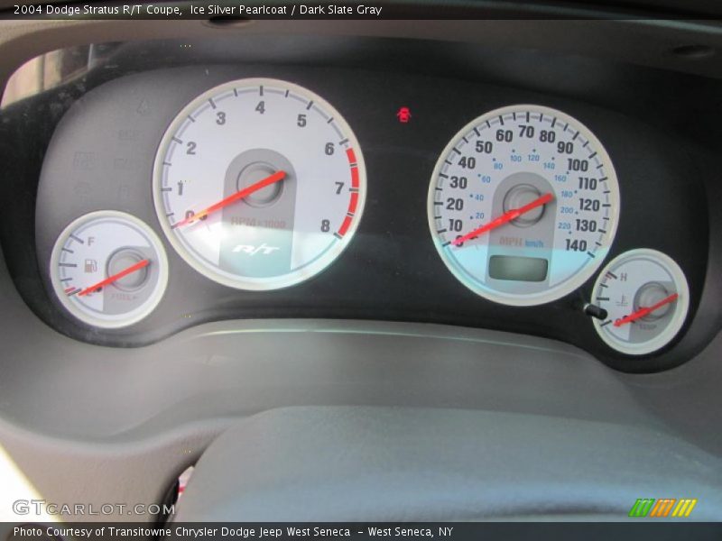 Ice Silver Pearlcoat / Dark Slate Gray 2004 Dodge Stratus R/T Coupe