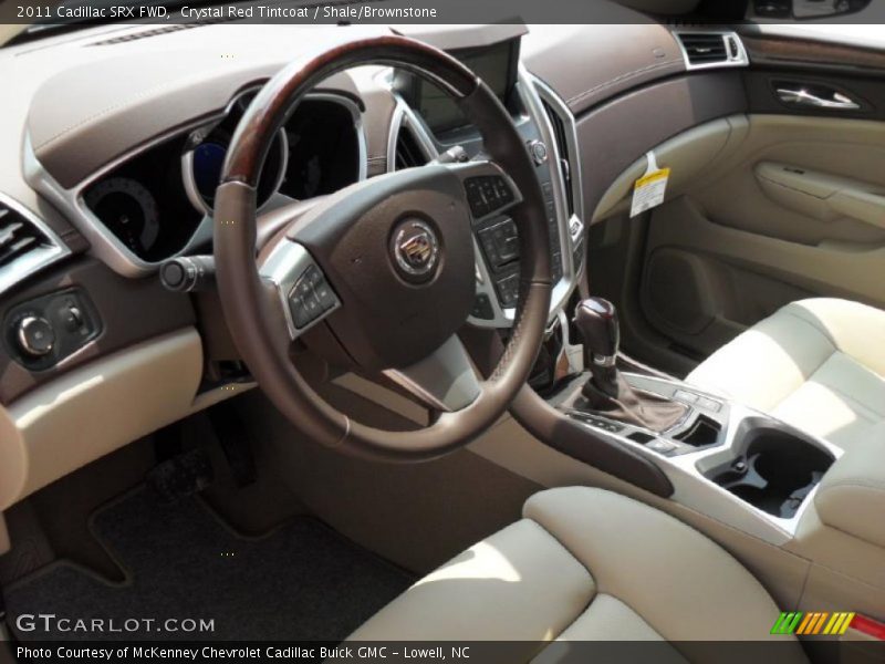 Crystal Red Tintcoat / Shale/Brownstone 2011 Cadillac SRX FWD