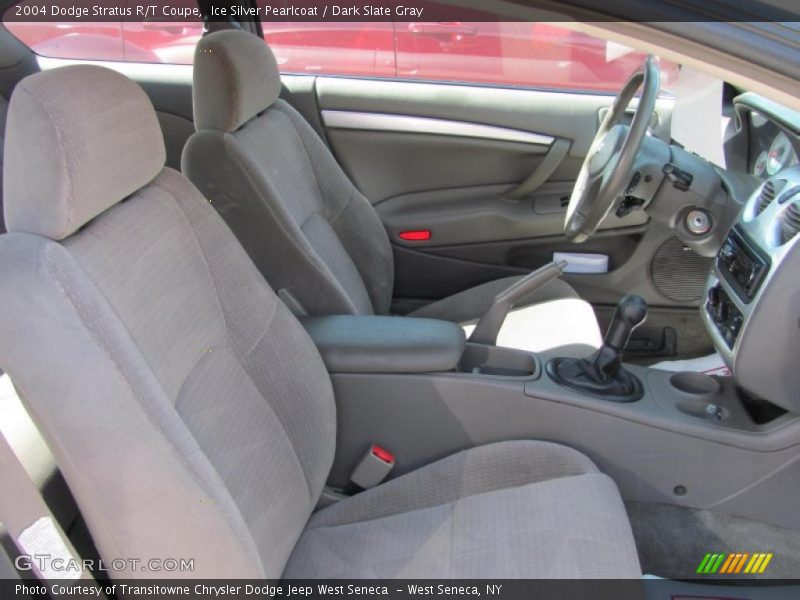 Ice Silver Pearlcoat / Dark Slate Gray 2004 Dodge Stratus R/T Coupe