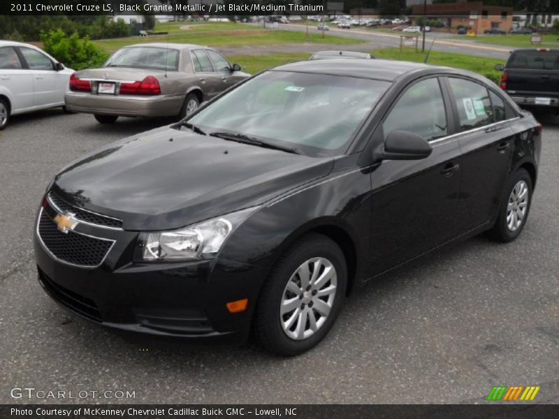Black Granite Metallic / Jet Black/Medium Titanium 2011 Chevrolet Cruze LS