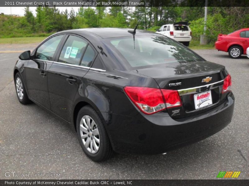 Black Granite Metallic / Jet Black/Medium Titanium 2011 Chevrolet Cruze LS