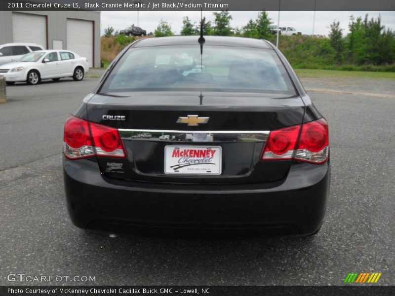 Black Granite Metallic / Jet Black/Medium Titanium 2011 Chevrolet Cruze LS