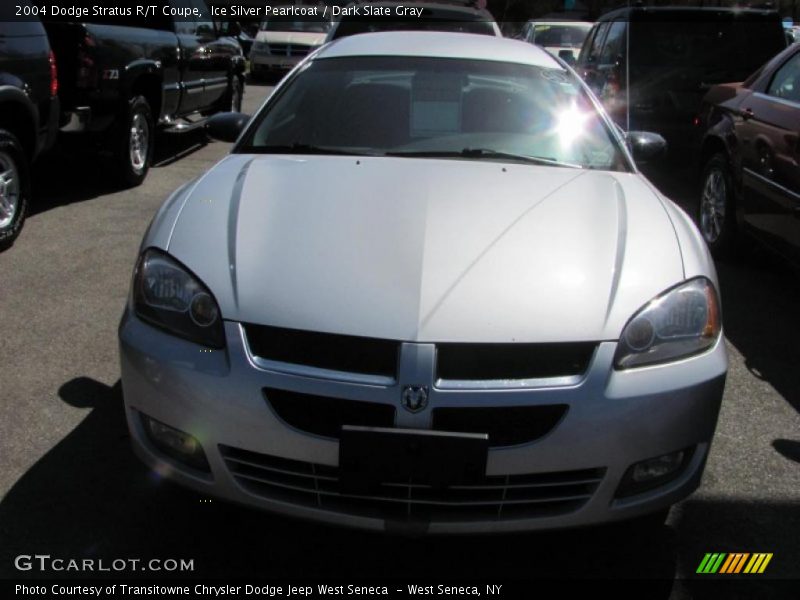 Ice Silver Pearlcoat / Dark Slate Gray 2004 Dodge Stratus R/T Coupe