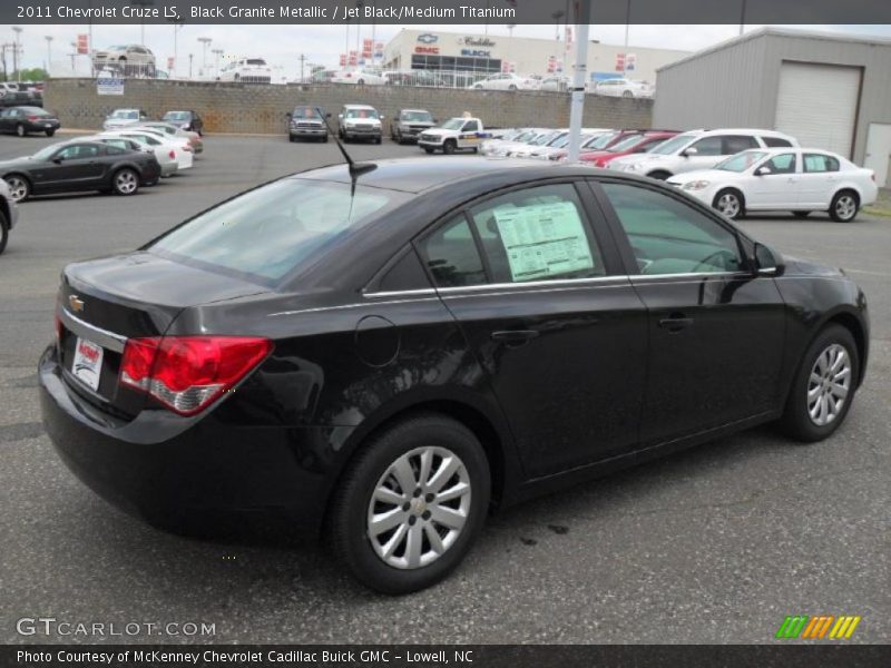 Black Granite Metallic / Jet Black/Medium Titanium 2011 Chevrolet Cruze LS