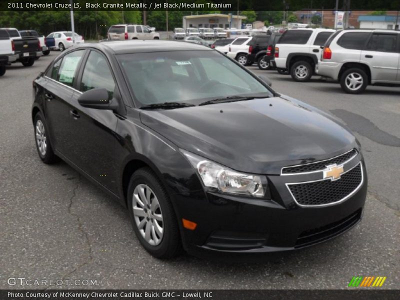 Black Granite Metallic / Jet Black/Medium Titanium 2011 Chevrolet Cruze LS