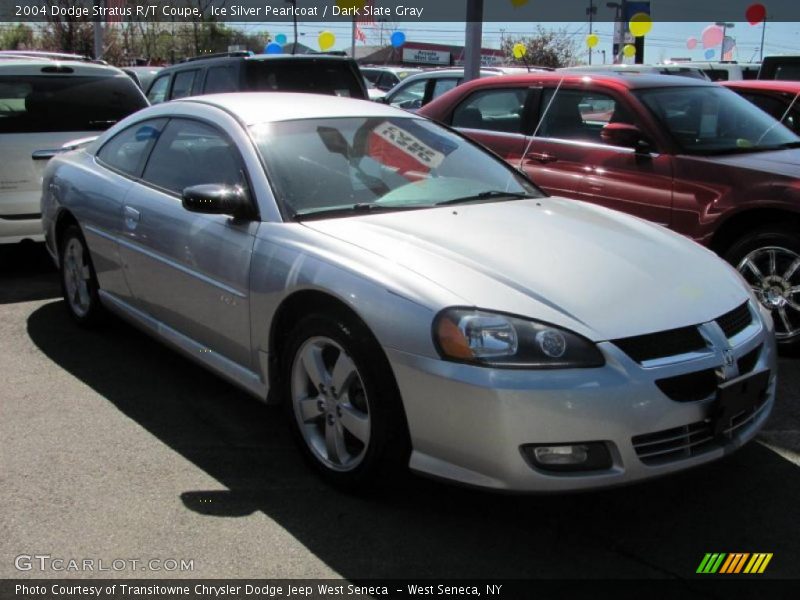 Ice Silver Pearlcoat / Dark Slate Gray 2004 Dodge Stratus R/T Coupe