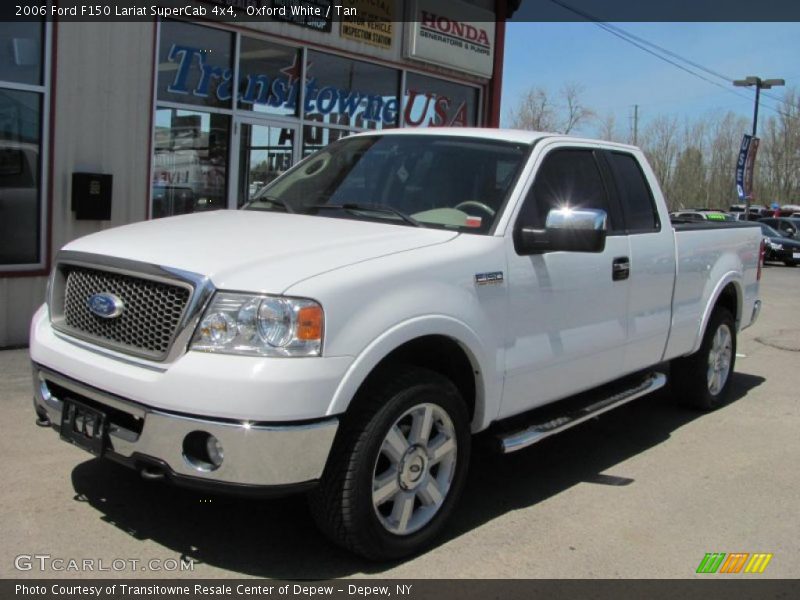 Oxford White / Tan 2006 Ford F150 Lariat SuperCab 4x4