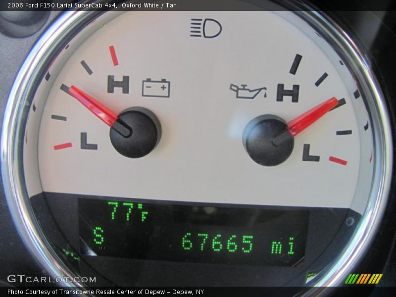 Oxford White / Tan 2006 Ford F150 Lariat SuperCab 4x4