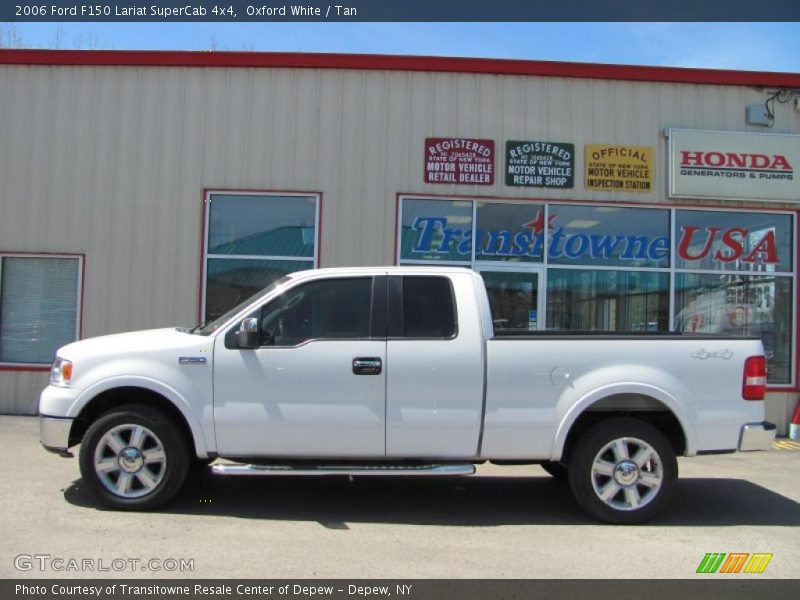 Oxford White / Tan 2006 Ford F150 Lariat SuperCab 4x4
