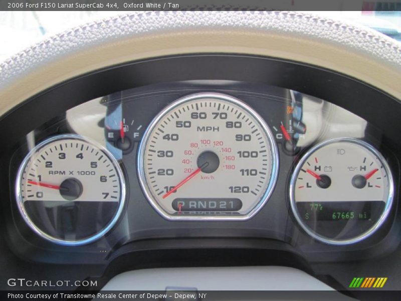 Oxford White / Tan 2006 Ford F150 Lariat SuperCab 4x4