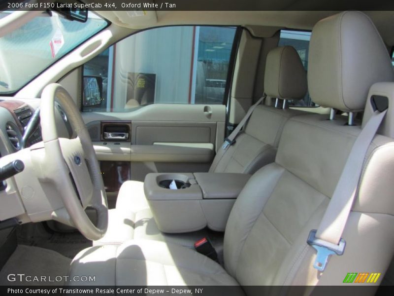 Oxford White / Tan 2006 Ford F150 Lariat SuperCab 4x4