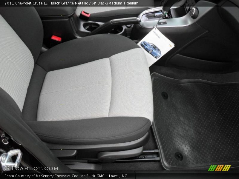 Black Granite Metallic / Jet Black/Medium Titanium 2011 Chevrolet Cruze LS