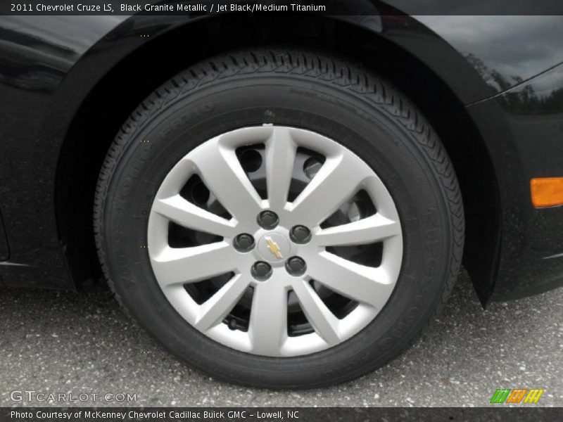 Black Granite Metallic / Jet Black/Medium Titanium 2011 Chevrolet Cruze LS