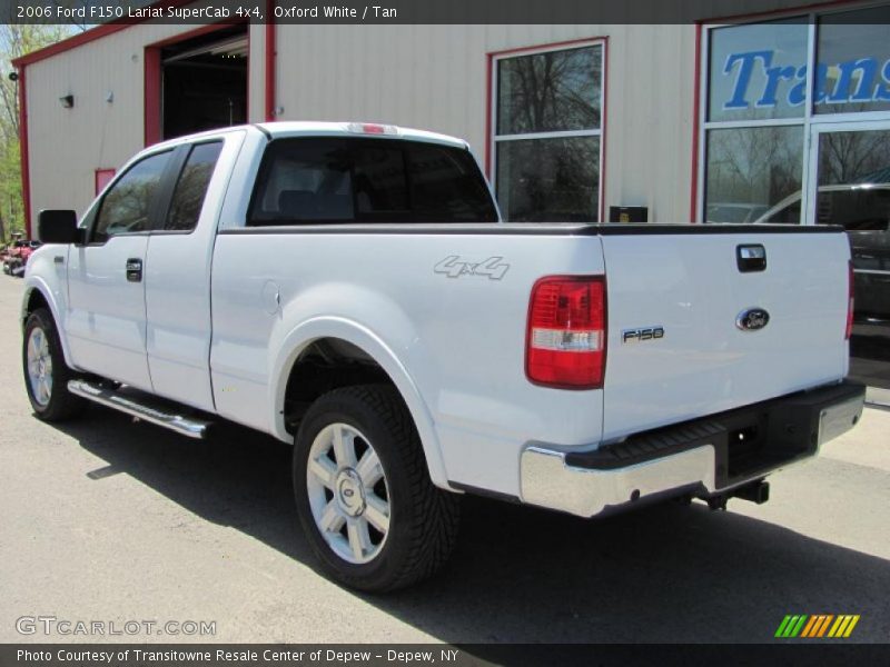 Oxford White / Tan 2006 Ford F150 Lariat SuperCab 4x4