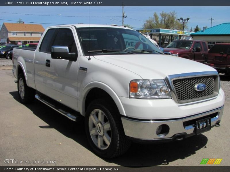Oxford White / Tan 2006 Ford F150 Lariat SuperCab 4x4