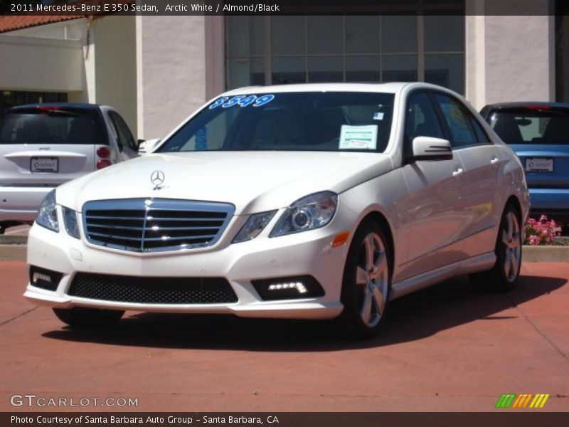 Arctic White / Almond/Black 2011 Mercedes-Benz E 350 Sedan