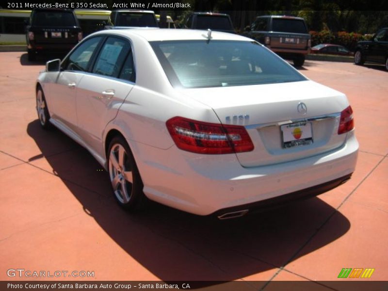 Arctic White / Almond/Black 2011 Mercedes-Benz E 350 Sedan