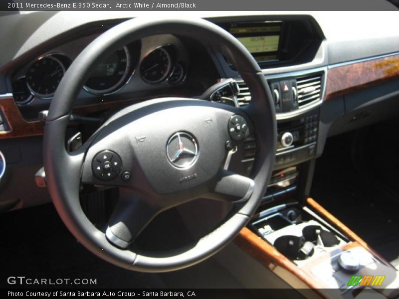 Arctic White / Almond/Black 2011 Mercedes-Benz E 350 Sedan