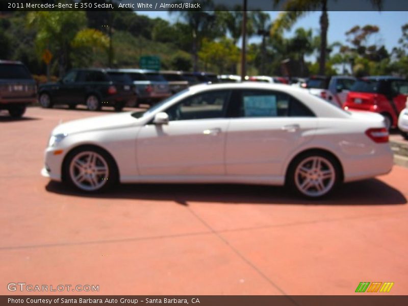 Arctic White / Almond/Black 2011 Mercedes-Benz E 350 Sedan