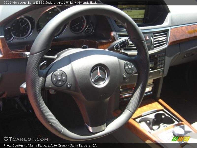 Arctic White / Almond/Black 2011 Mercedes-Benz E 350 Sedan