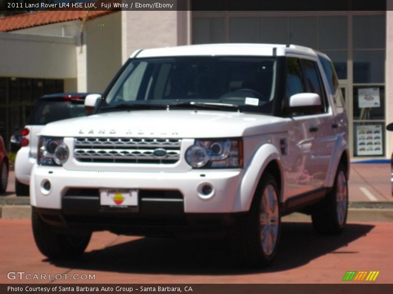 Fuji White / Ebony/Ebony 2011 Land Rover LR4 HSE LUX