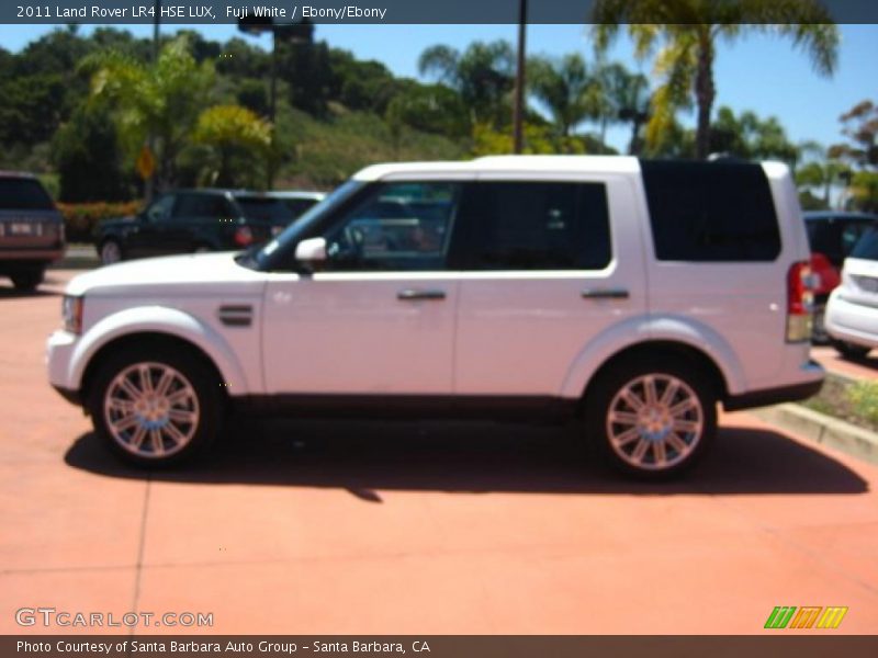 Fuji White / Ebony/Ebony 2011 Land Rover LR4 HSE LUX