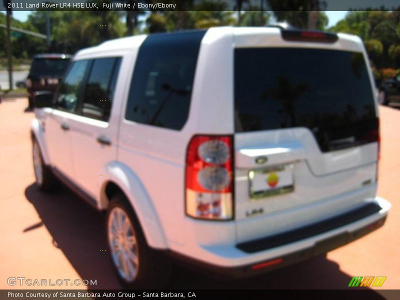 Fuji White / Ebony/Ebony 2011 Land Rover LR4 HSE LUX