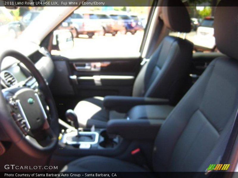 Fuji White / Ebony/Ebony 2011 Land Rover LR4 HSE LUX