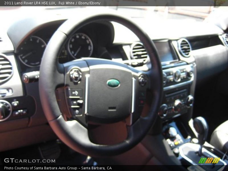 Fuji White / Ebony/Ebony 2011 Land Rover LR4 HSE LUX