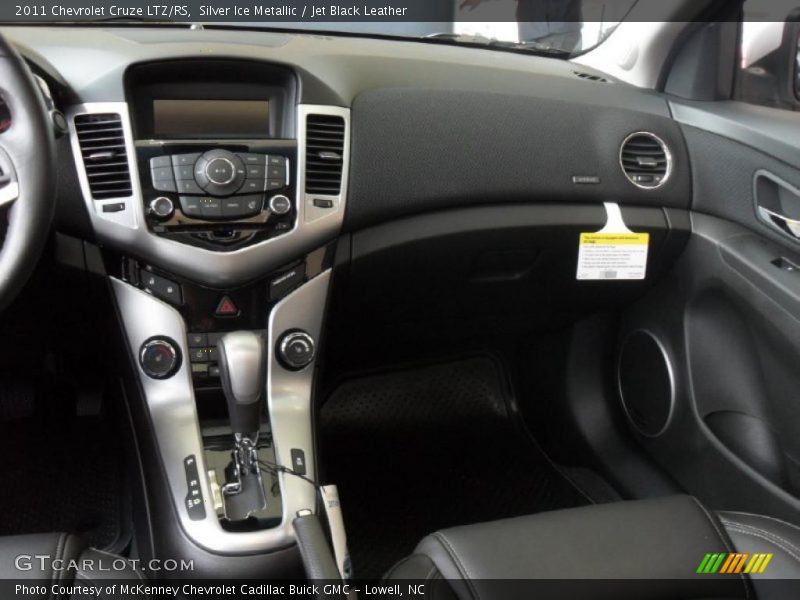 Silver Ice Metallic / Jet Black Leather 2011 Chevrolet Cruze LTZ/RS