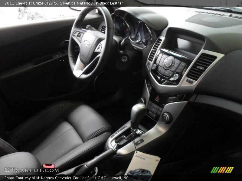 Silver Ice Metallic / Jet Black Leather 2011 Chevrolet Cruze LTZ/RS