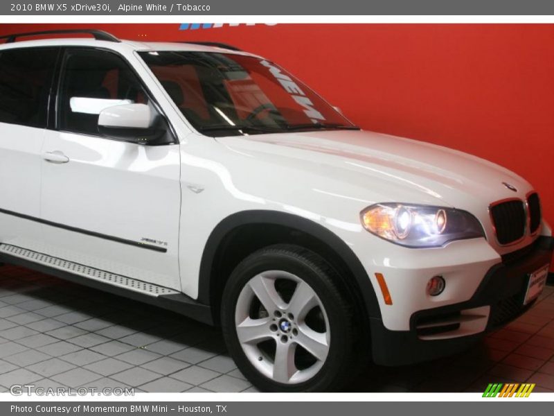 Alpine White / Tobacco 2010 BMW X5 xDrive30i