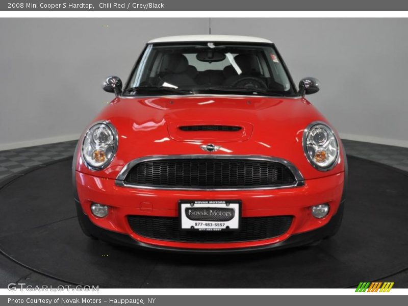 Chili Red / Grey/Black 2008 Mini Cooper S Hardtop